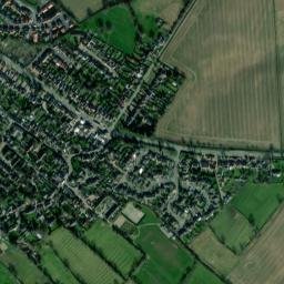 Houghton on the Hill map(satellite map)