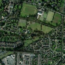 Oadby map(satellite map)