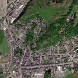 Machynlleth map(satellite map)