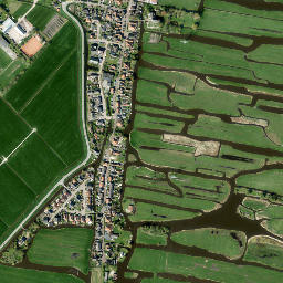 Grootschermer map(satellite map)