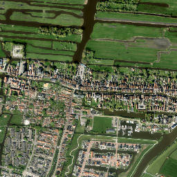 De Rijp map(satellite map)
