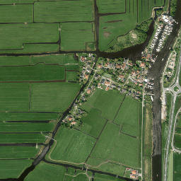 De Woude map(satellite map)