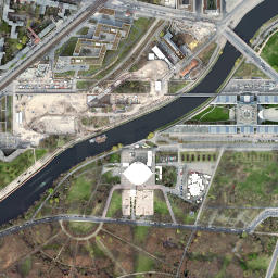 Tiergarten map(satellite map)