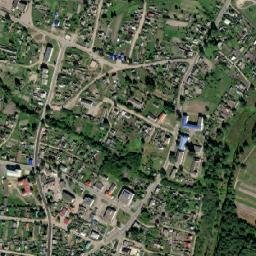 Tsyelyakhany map(satellite map)