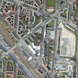 Halensee map(satellite map)