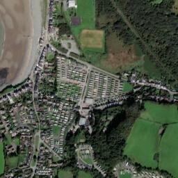 High Street, Borth, Ceredigion SY24, UK High Resolution Satellite Map