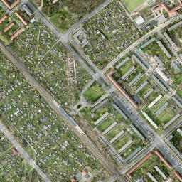 Plänterwald map(satellite map)