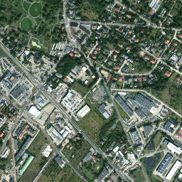 Suchy Las map(satellite map)