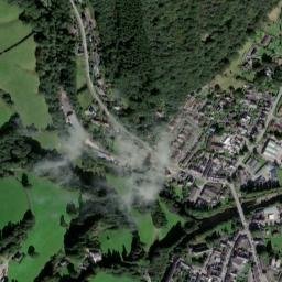 Llanidloes map(satellite map)