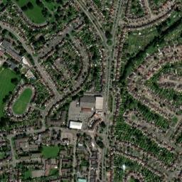 266 Hob's Moat Road, Solihull B92, UK High Resolution Satellite Map
