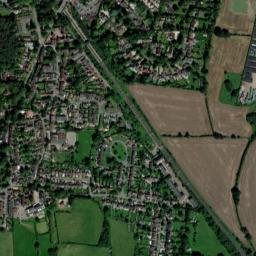 Hampton in Arden map(satellite map)