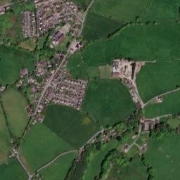 13 Brongwinau, Comins Coch, Ceredigion High Resolution Satellite Map