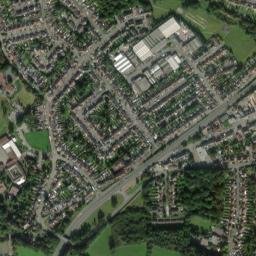 A38, Rubery, Birmingham, Worcestershire High Resolution Satellite Map