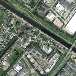 Lijnden map(satellite map)