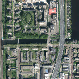 Slotervaart (former borough) map(satellite map)