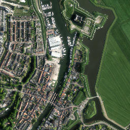 Muiden map(satellite map)