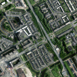 Bijlmermeer map(satellite map)