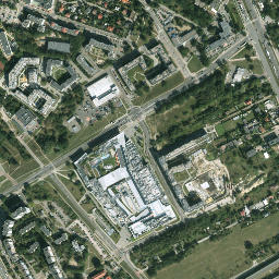 Białołeka map(satellite map)