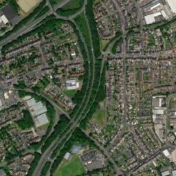 Burton Ln, Redditch, Worcestershire B98, UK High Resolution Satellite Map