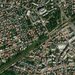 Ząbki map(satellite map)