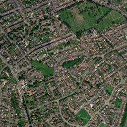 22-28 Southfields, Rushden, Northamptonshire High Resolution Satellite Map
