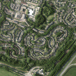 Bijvanck map(satellite map)