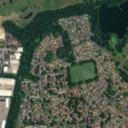 64 Pine Ridge, Northampton NN3, UK High Resolution Satellite Map