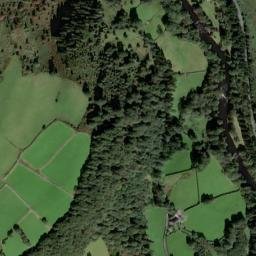 A470, Powys, UK High Resolution Satellite Map