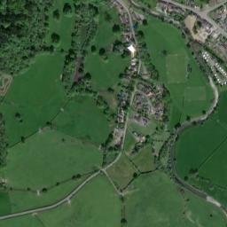 A44, Llandrindod Wells, Powys LD1, UK High Resolution Satellite Map