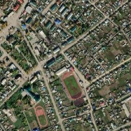 Klyuchi map(satellite map)