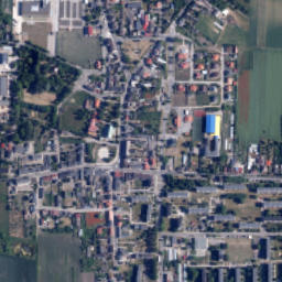 Żychlin map(satellite map)