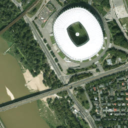 Warszawa map(satellite map)