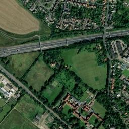 Girton map(satellite map)
