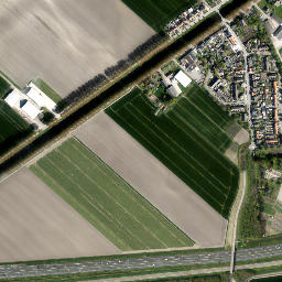 Abbenes map(satellite map)