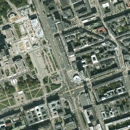 Warsaw map(satellite map)