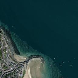 New Quay map(satellite map)