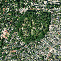 Berg en Bos map(satellite map)