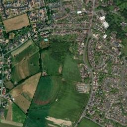 Inkberrow map(satellite map)