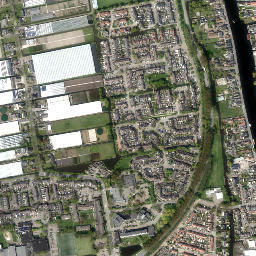 Oude Wetering map(satellite map)
