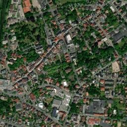 Bünde map(satellite map)