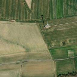 Powiat średzki map(satellite map)