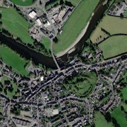 Builth Wells map(satellite map)