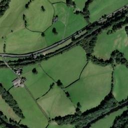 A483, Builth Wells, Powys LD2, UK High Resolution Satellite Map