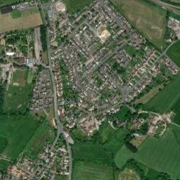Honeybourne map(satellite map)
