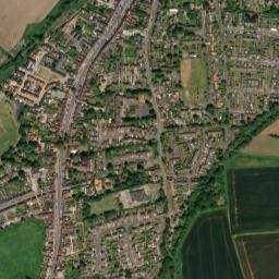 Long Melford map(satellite map)