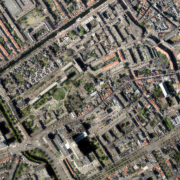 The Hague map(satellite map)