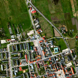 Łęczyca map(satellite map)