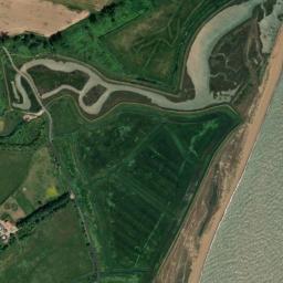 Satellite view of Shingle Street River Outlet