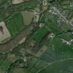 Satellite view of Cwrs Golff Penwern Saron Golf Course