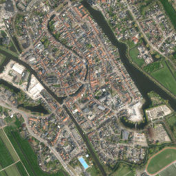 Oudewater map(satellite map)